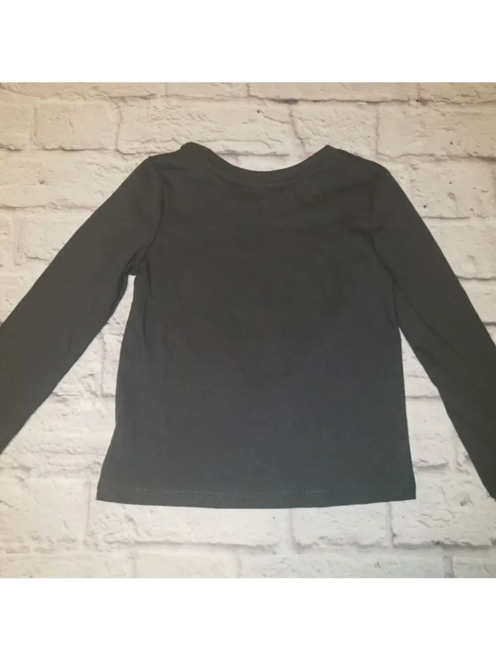 Cat & Jack  Charcoal Grey L/S Buffalo Plaid Heart Shirt Various Sizes